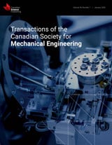 Go to Transactions of the Canadian Society for Mechanical Engineering homepage